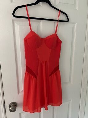 Ladakh Vibrant Red Mini Dress